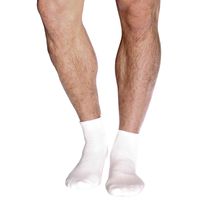Boody Bamboo Men's Sport Ankle Socks - White